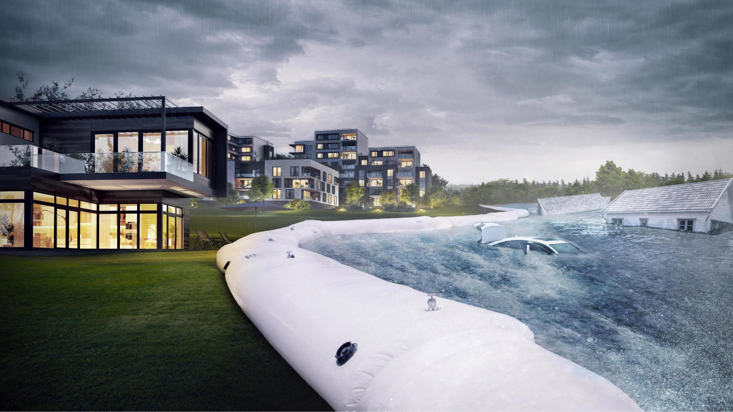 Flood barriers can come to the rescue before flooding takes over